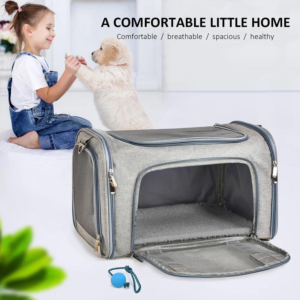 Dog Carrier Backpack – Soft-Sided Airline Approved Travel Bag for Small Pets