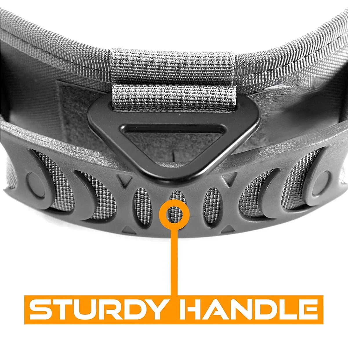 Military-Grade Tactical Dog Collar with Handle – Heavy Duty Adjustable Collar for Medium & Large Dogs