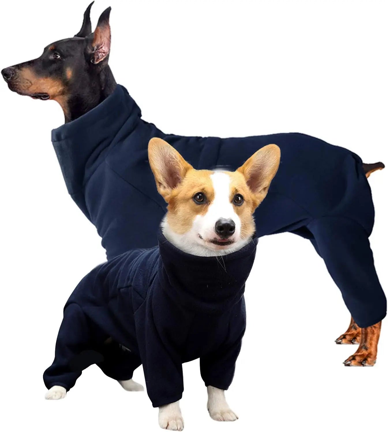 ATUBAN Dog Winter Coat – Soft Fleece Warm Pullover Jacket for Cold Weather