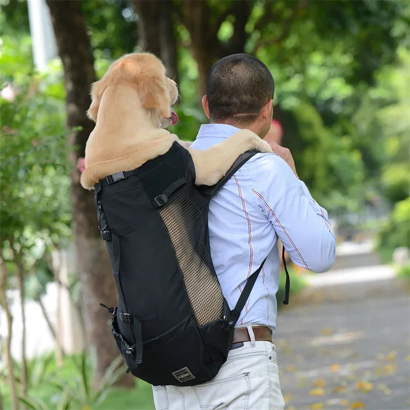 Dog Carrier Backpack – Strong Nylon Travel Bag for Small & Medium Dogs