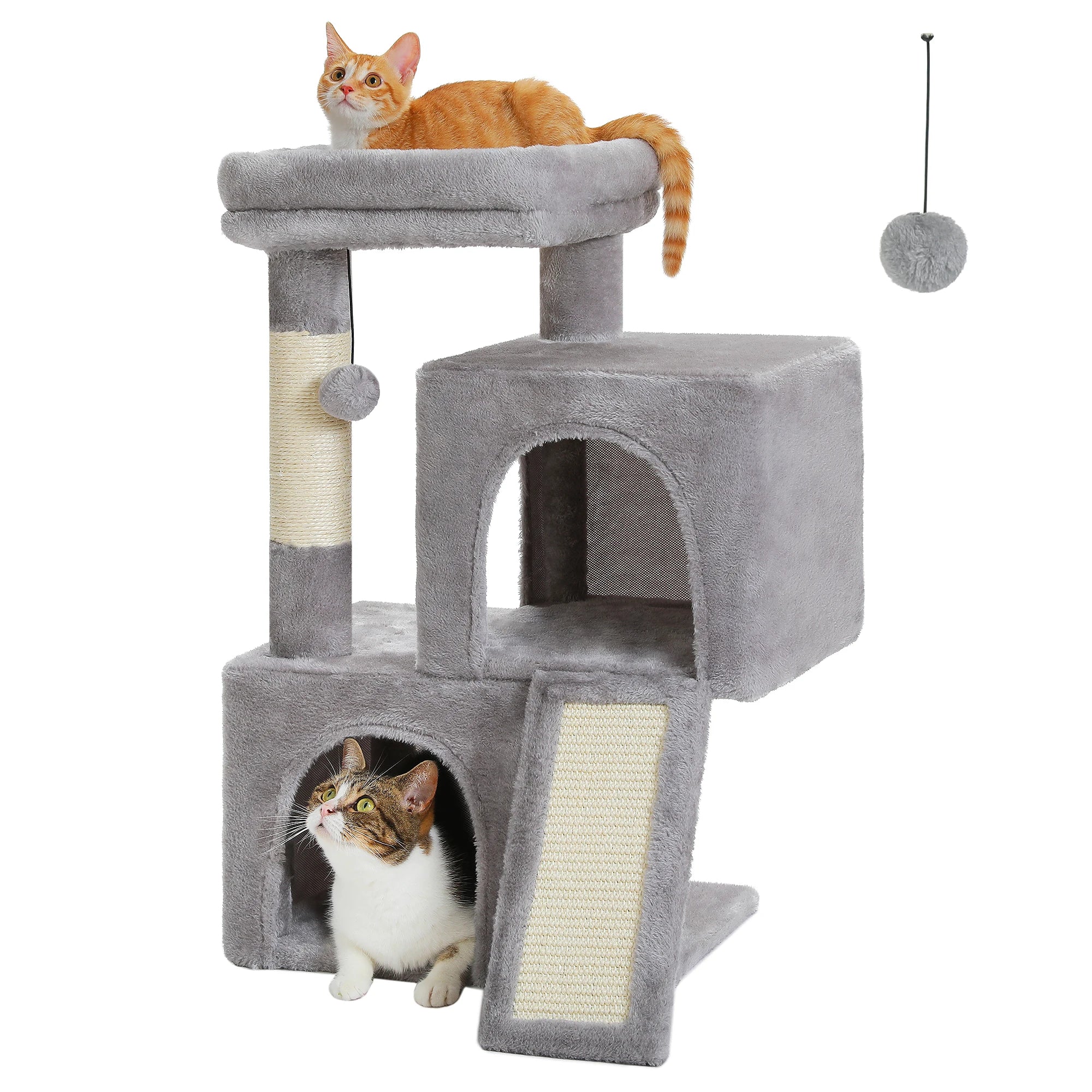 Luxury Cat Tree – Multi-Level Tower with Condos, Hammock & Scratching Posts