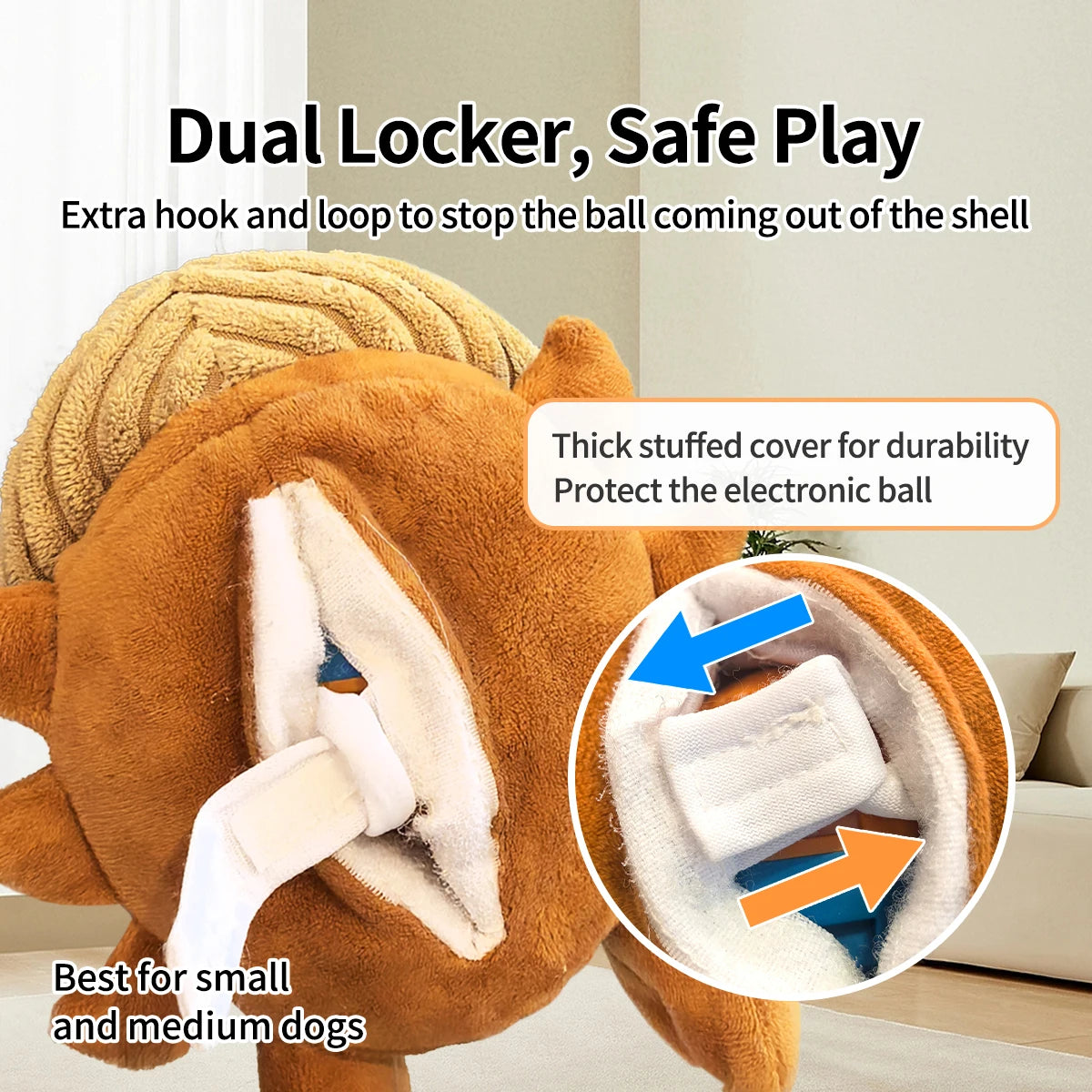 Interactive Plush Dog Toy – Dancing, Chew & Fetch Toy for Small and Medium Dogs