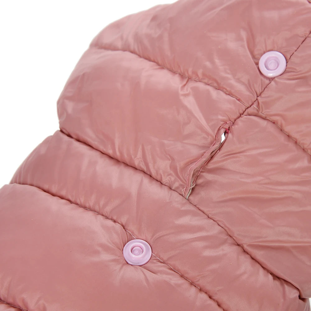 Dog Hooded Winter Jacket – Soft Puppy Coat for Small Dogs & Cats