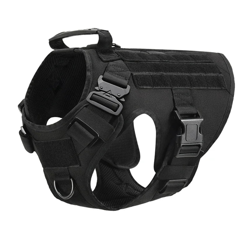 Tactical Dog Harness & Leash Set – Military-Grade Training Vest for All Breeds (German Shepherd, Golden Retriever & More)