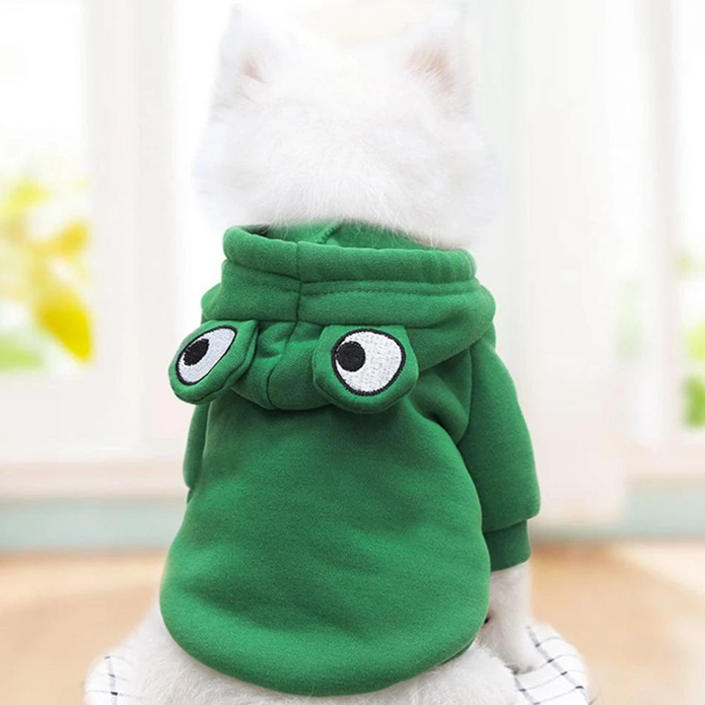 Fruit Dog Hoodie – Warm Fleece Costume for Small Dogs & Cats
