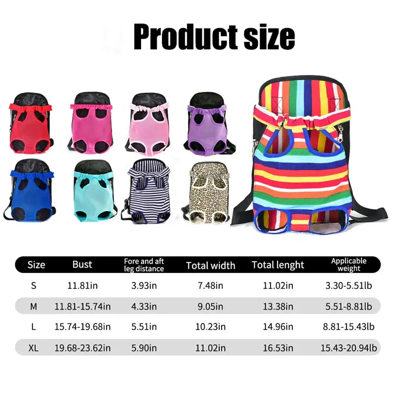Outdoor Camouflage Dog Backpack – Breathable Pet Carrier for Travel & Transport