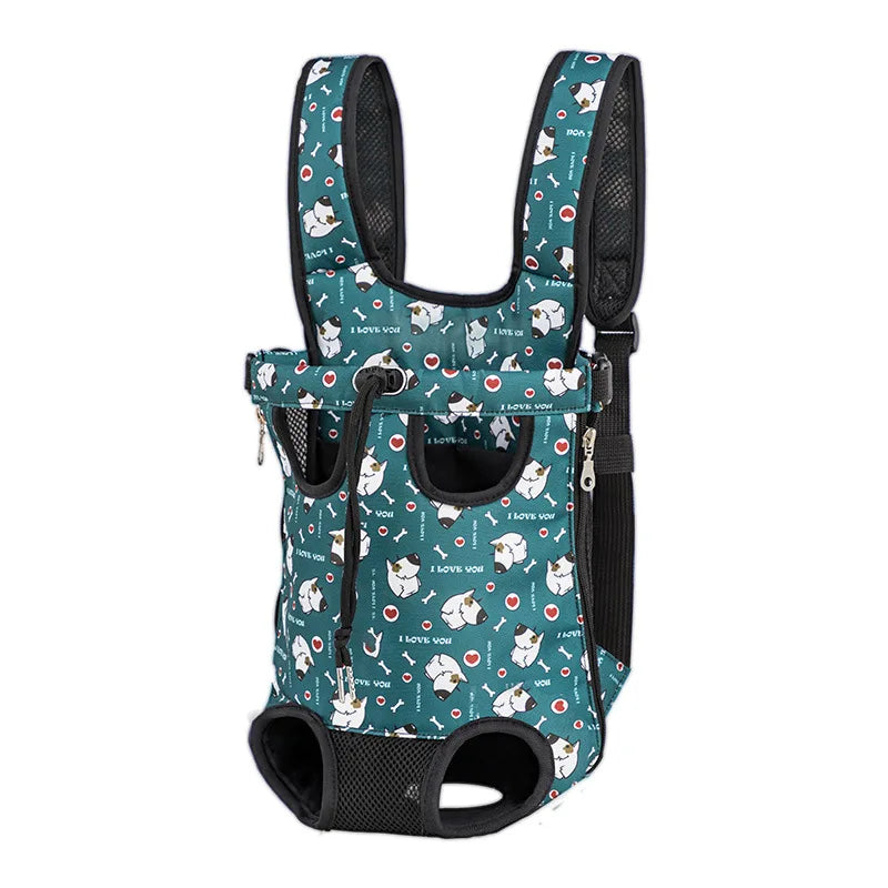 Outdoor Camouflage Dog Backpack – Breathable Pet Carrier for Travel & Transport