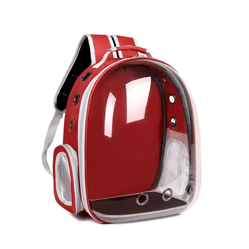 Space Capsule Cat Backpack – Transparent Breathable Pet Travel Bag (2025 Model)