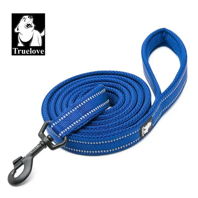 Truelove Reflective Pet Leash – Soft Padded Nylon Lead for Dogs & Cats (200cm)