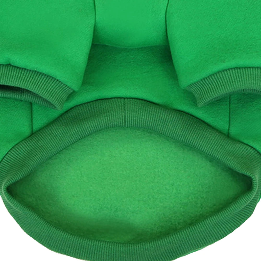 Fall Dog Hoodie – Plush Coat Sweatshirt for Small Dogs & Cats
