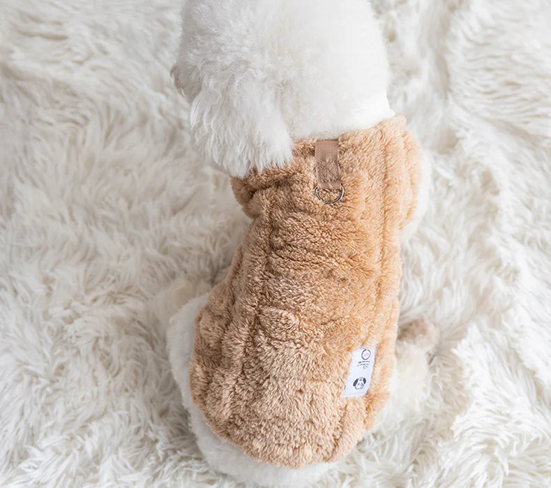 Soft Fleece Dog Sweater – Winter Warm Pullover for Small Dogs & Kittens