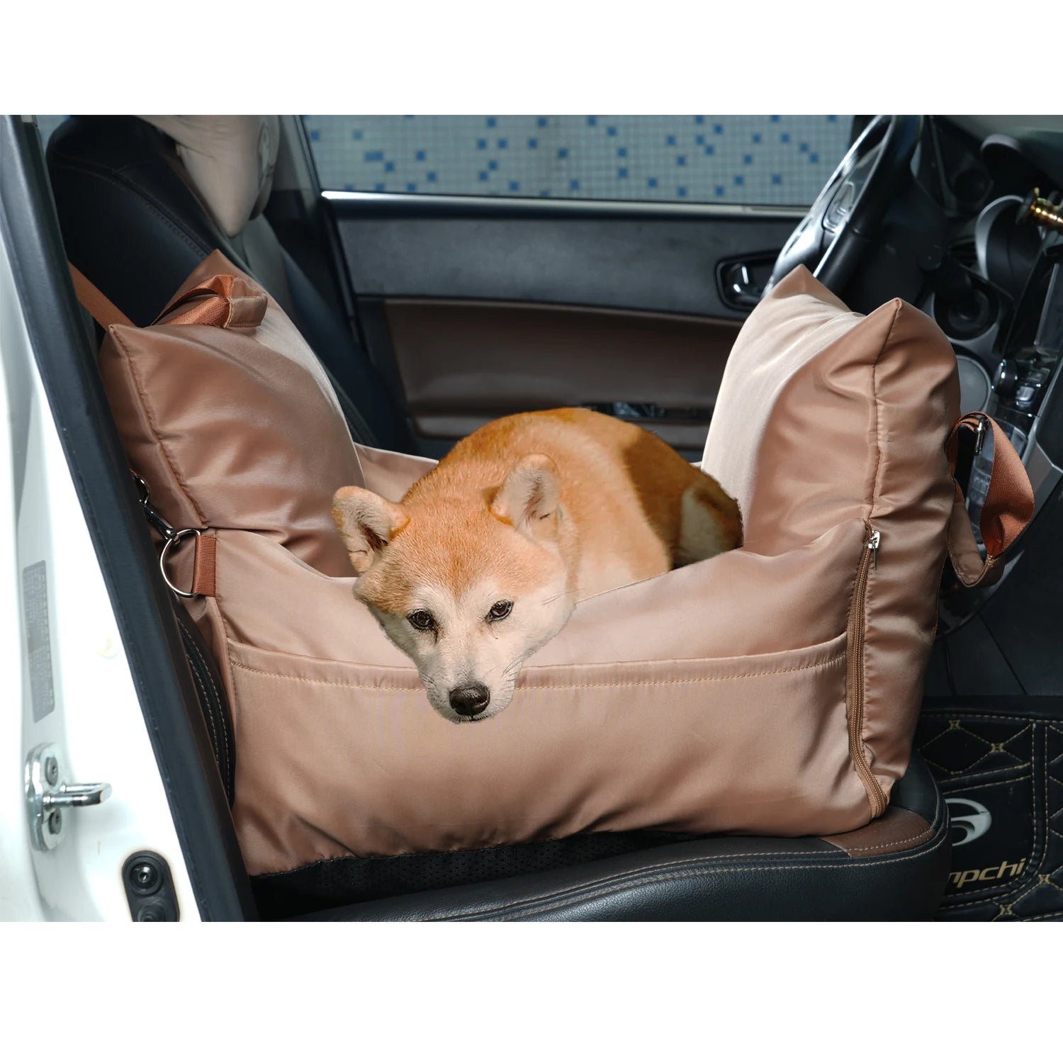 Waterproof Dog Car Seat Cover – Pet Travel Bed & Sofa Cushion for Dogs & Cats