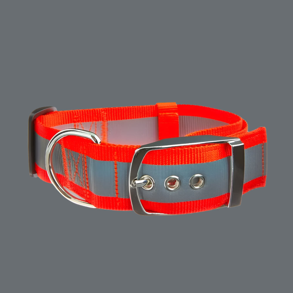 Extra Wide Adjustable Reflective Dog Collar – Secure, Comfortable Fit for Large Dogs