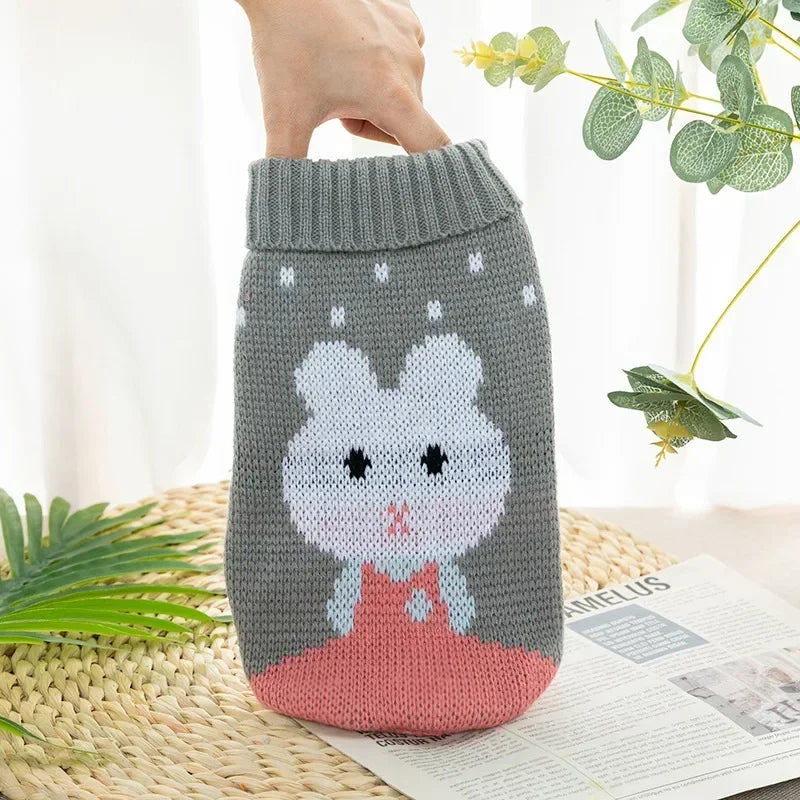 Christmas Knit Pet Sweater – Warm Winter Sweater for Small & Medium Dogs and Cats