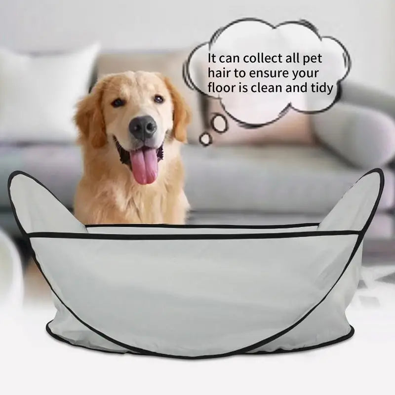 Pet Hair Cutting Cape – Folding Shearing Bib for Dog & Puppy Grooming, Hair Catching Cape