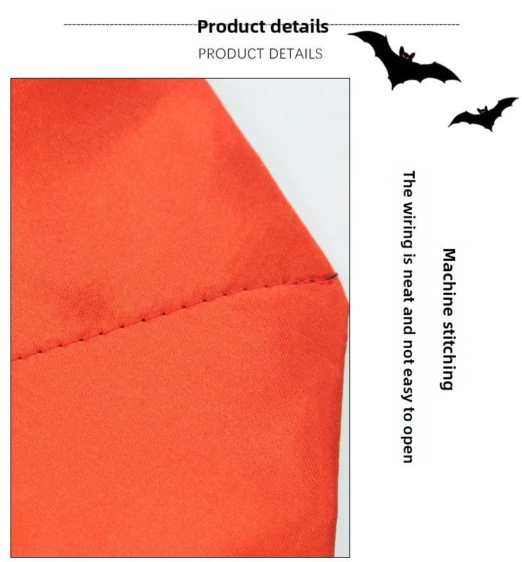 Halloween Vampire Cape – Red & Black Cloak for Cats & Dogs