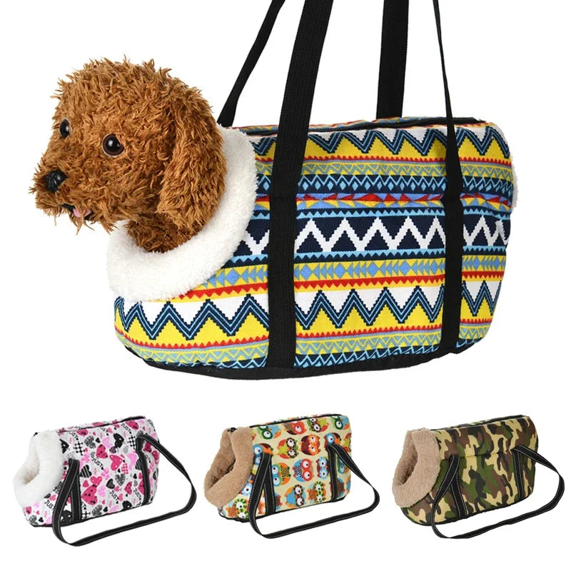 Classic Pet Carrier – Soft Sling Backpack for Small Dogs & Cats