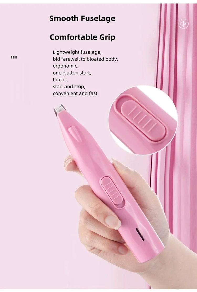 Dog Paw Trimmer – LED Grooming Clippers for Dogs & Cats, Rechargeable