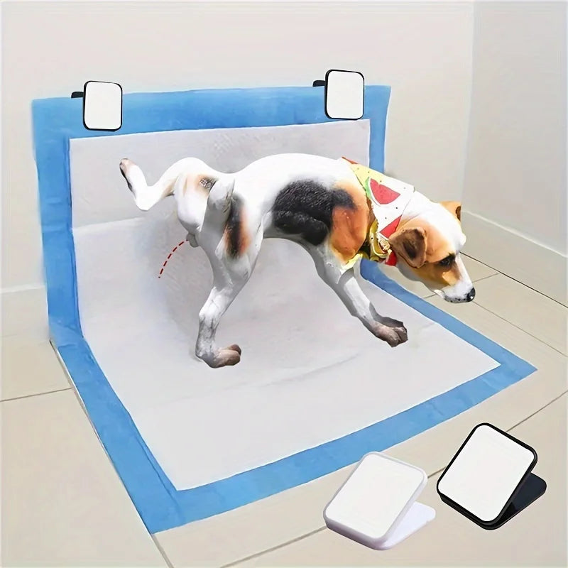 3-Pack Wall-Mounted Dog Pee Pad Clips – Stickable Holders for Training Pads