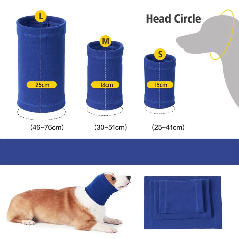 Dog Grooming Earmuffs – Soft Noise-Proof Pet Ear Cover for Bath & Drying