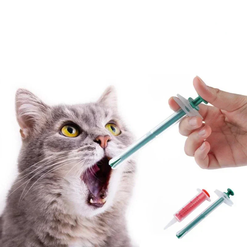 Pet Pill Dispenser Syringe – Soft-Tip Medicine Feeder for Cats & Dogs