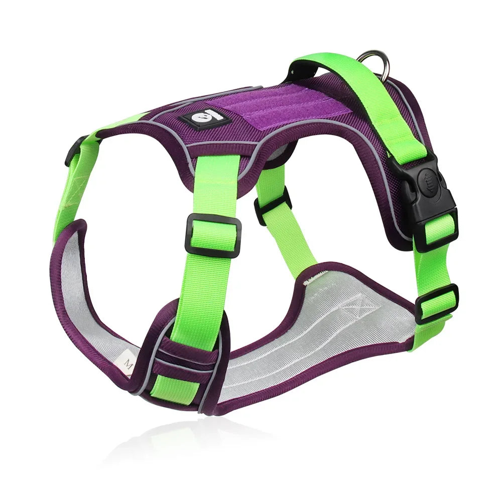 Tactical Dog Harness – Reflective Waterproof Vest for Medium & Large Dogs (1680D Oxford Fabric)