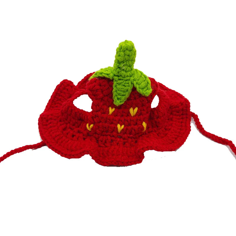 Knitted Cat Hat – Autumn Winter Pet Hat for Cats, Kittens & Small Dogs