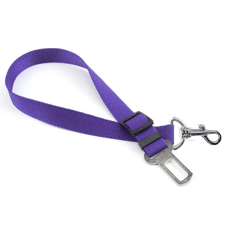 Dog Car Seat Belt – Safety Travel Harness Leash for Pets | Adjustable Breakaway Car Restraint for Dogs & Cats