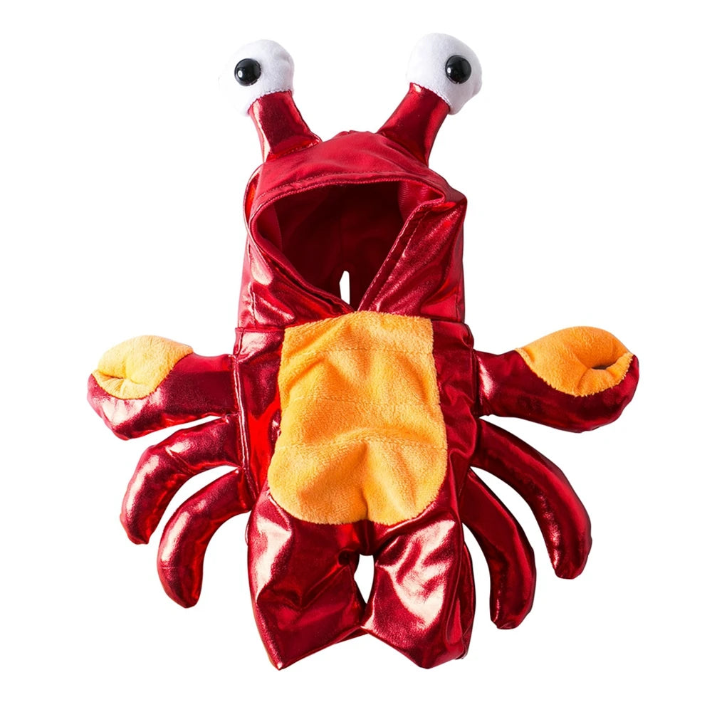 Halloween Crab Costume – Funny Pet Outfit for Dogs & Cats