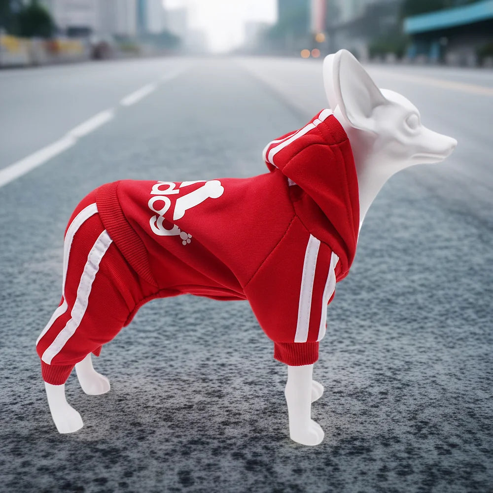 Adidog Dog Jumpsuit – Sports Suit for Small Dogs