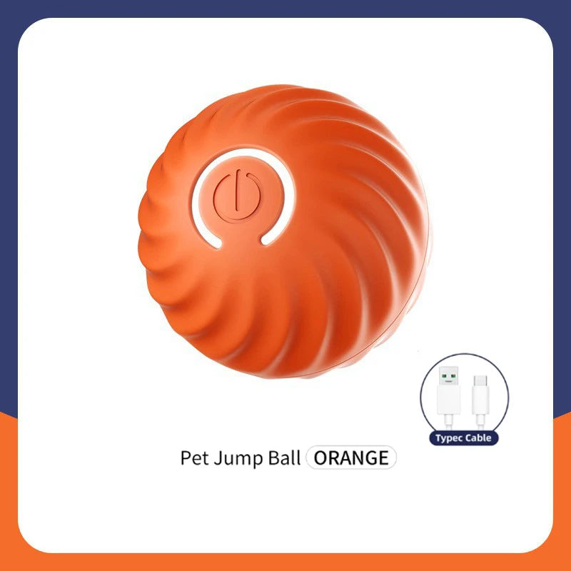 Smart Electronic Dog Toy Ball – USB Rechargeable Interactive Moving Ball for Pets