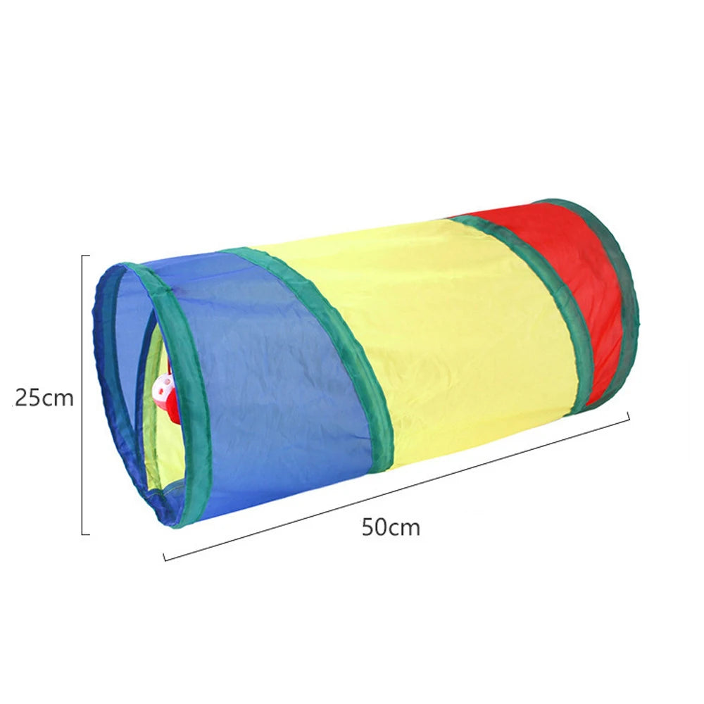 Cat Tunnel Pet Tube – Collapsible Play Toy for Indoor & Outdoor Use, Exercise, Training & Hiding Spot for Cats & Puppies