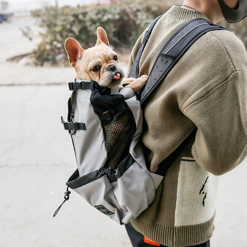 Dog Carrier Backpack – Strong Nylon Travel Bag for Small & Medium Dogs