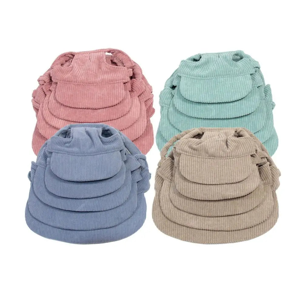 Adjustable Dog Baseball Cap – Breathable Sun Hat with Ear Holes for Outdoor Sports & Hiking