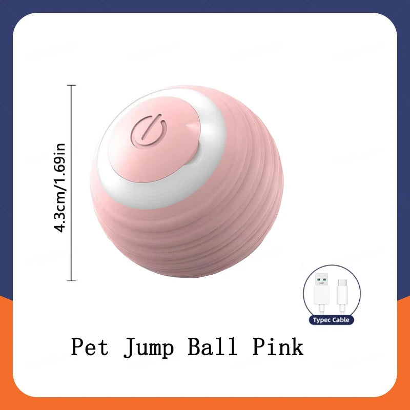 Smart Interactive Cat Toy Ball – USB Rechargeable Rolling Teaser