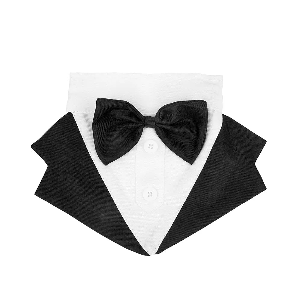 Pet Tuxedo Suit – Formal Wedding & Party Outfit for Dogs & Cats