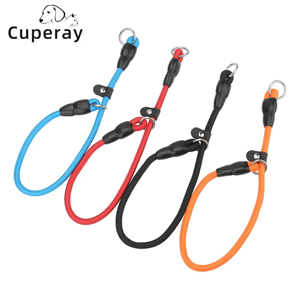 Dog Slip Collar – No-Pull Training Martingale Collar with Adjustable Stopper