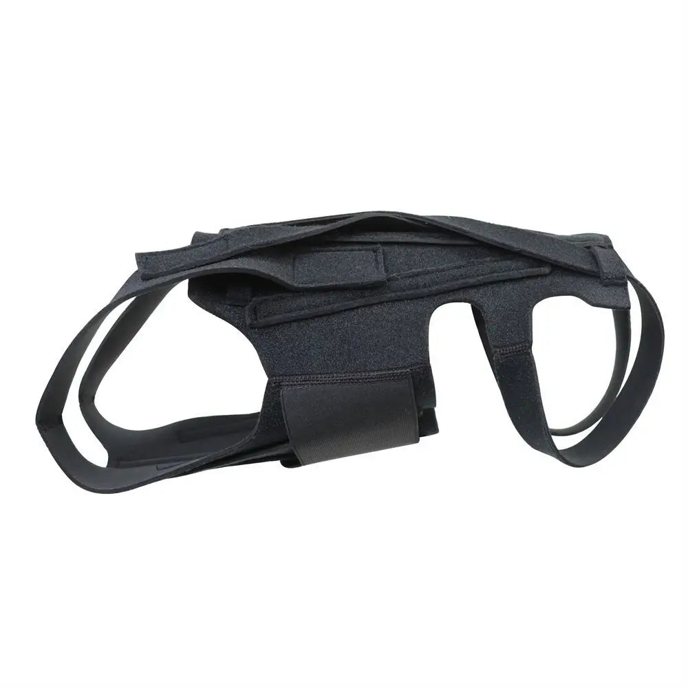 Black Dog Back Support Vest – Adjustable Orthopedic Brace for Injury Recovery