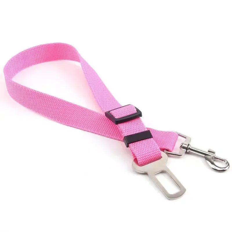 Dog Car Seat Belt – Safety Travel Harness Leash for Pets | Adjustable Breakaway Car Restraint for Dogs & Cats