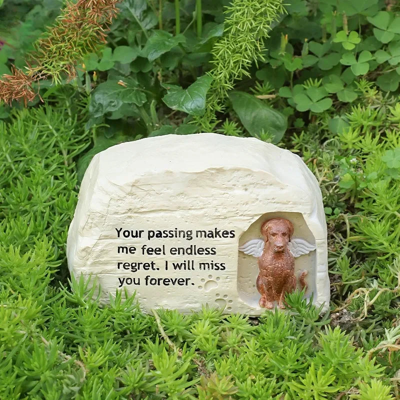 Resin Pet Urn – Sealed Moisture-Proof Memorial Box for Dog & Cat Hair, Ashes, or Keepsakes