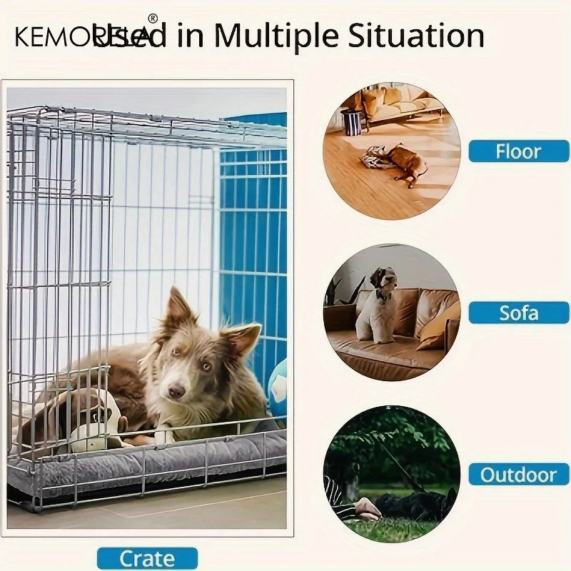 KEMORELA Extra Large Plush Dog Bed – Thickened Super Soft Sofa Mat for Small, Medium & Large Dogs