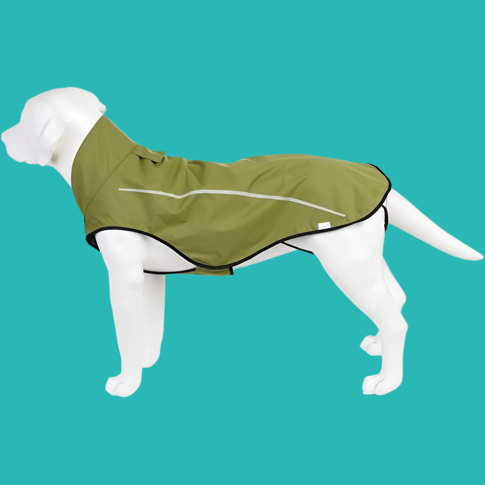 Reflective Waterproof Dog Raincoat – Adjustable Lightweight Pet Jacket with Leash Hole for Small, Medium & Large Breeds