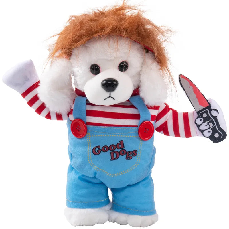 Halloween Dagger Costume – Funny Knife-Holding Outfit for Dogs & Cats
