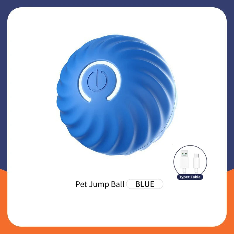 Smart Electronic Dog Toy Ball – USB Rechargeable Interactive Moving Ball for Pets