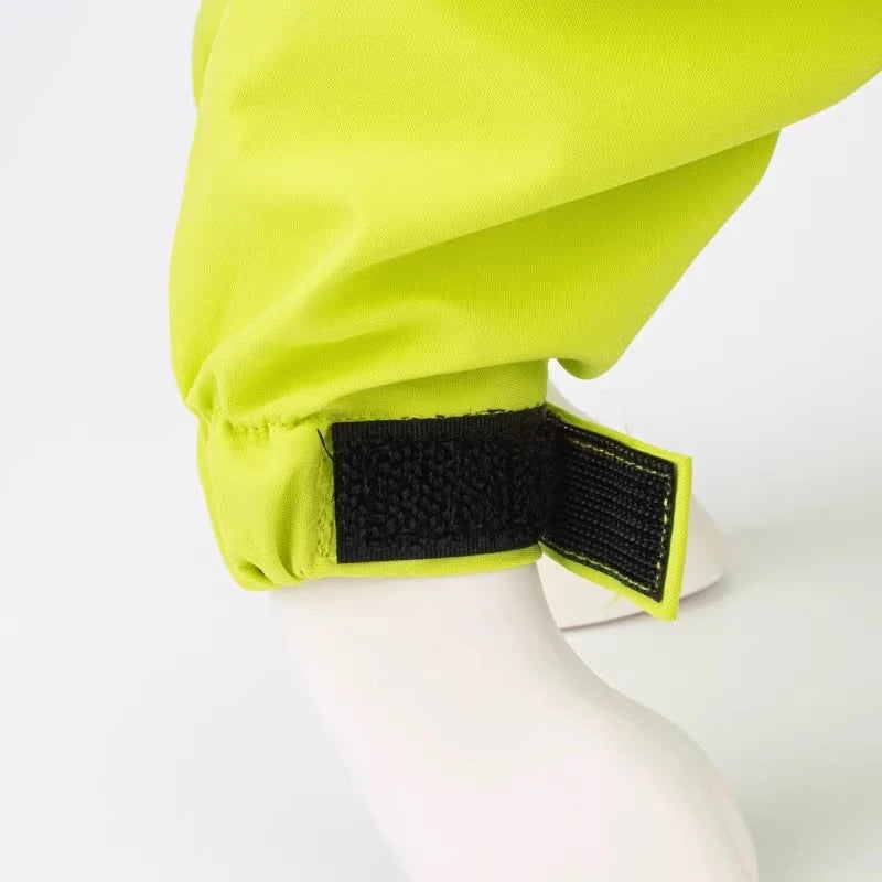 Waterproof Reflective Dog Raincoat – Red All-Weather Jacket for Large Dogs