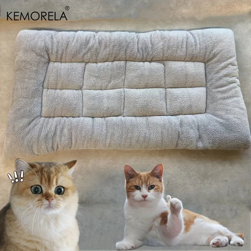 KEMORELA Extra Large Plush Dog Bed – Thickened Super Soft Sofa Mat for Small, Medium & Large Dogs