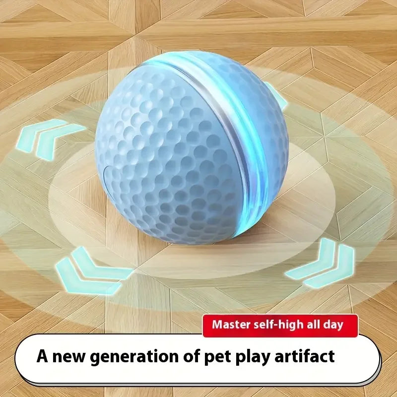 Smart Interactive Cat Toy Ball – USB Rechargeable Rolling Teaser