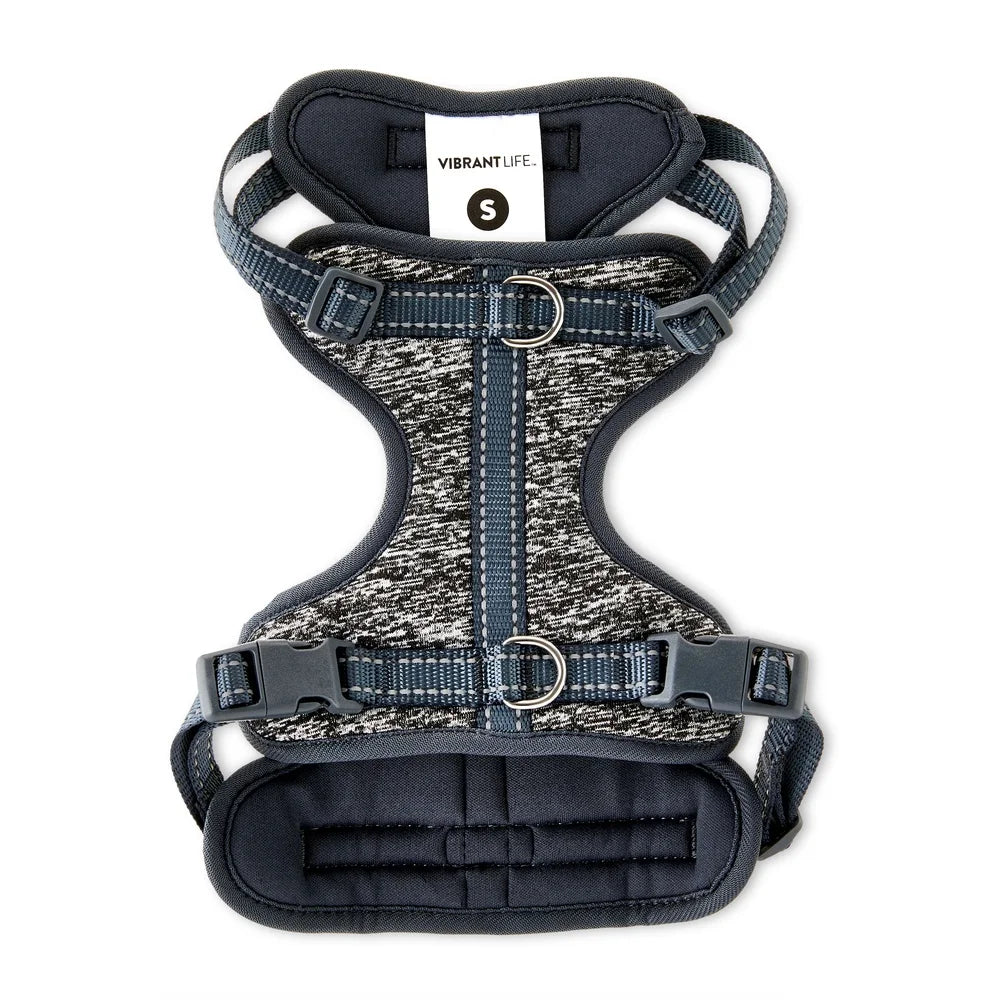Adjustable Dog Harness for Small Dogs – Clip-In Polyester Walking Vest with D-Ring Leash Attachment