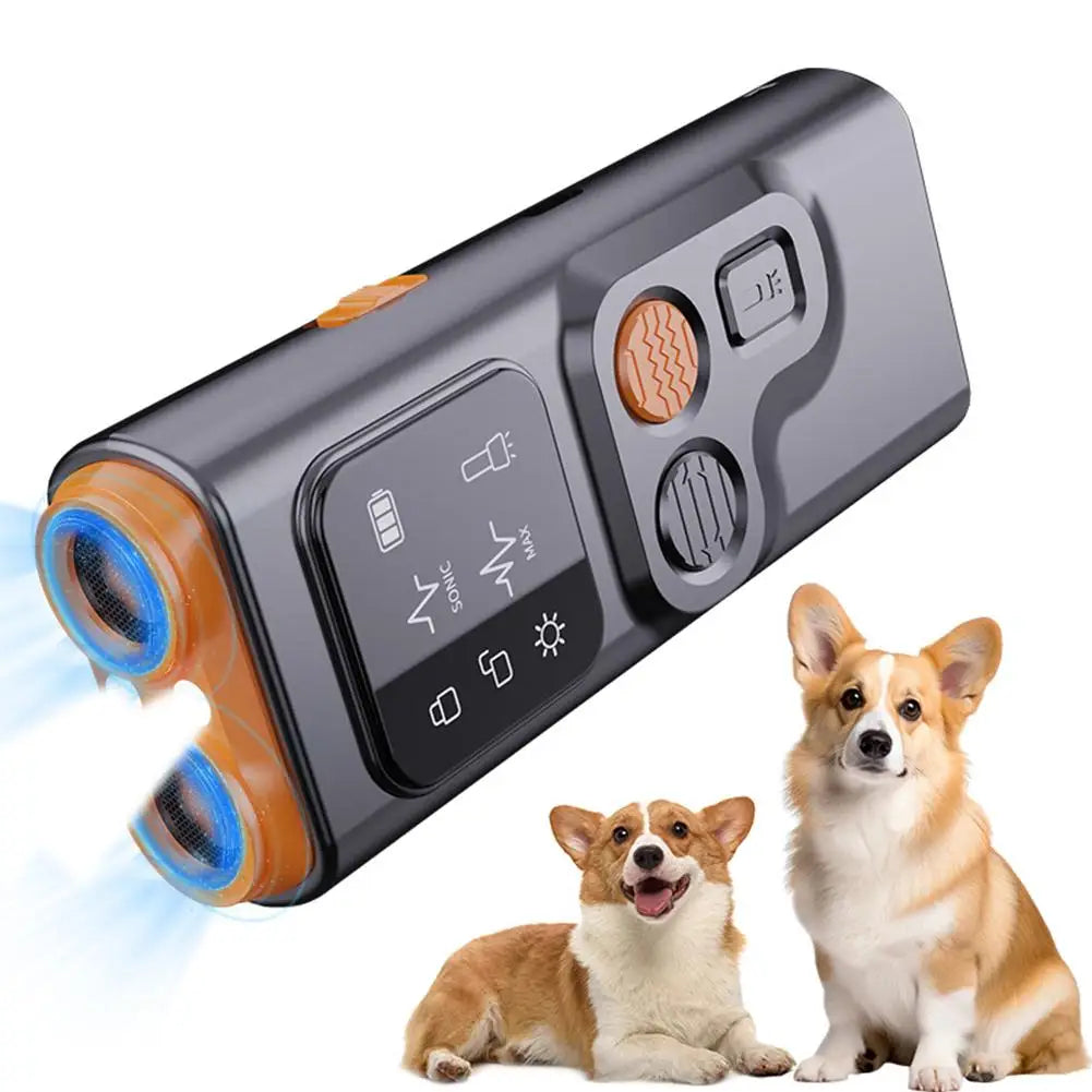 Dog Repeller Tool – Handheld Anti-Bark LED Training Flashlight