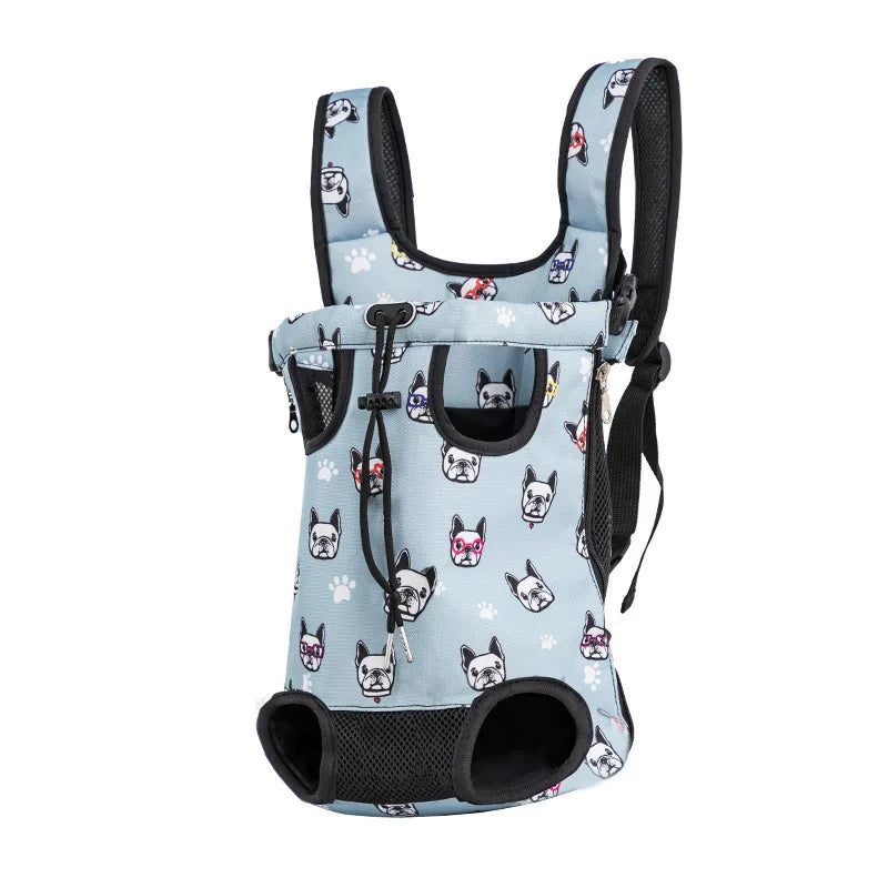 Outdoor Camouflage Dog Backpack – Breathable Pet Carrier for Travel & Transport
